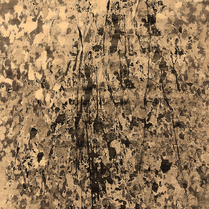 Machine Washable Oriental Brown Industrial Rug, wshurb1541brn