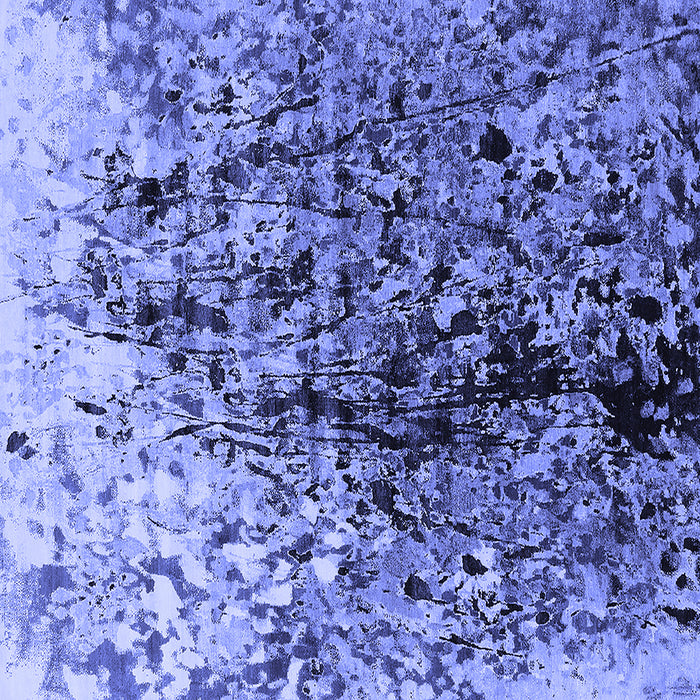 Square Oriental Blue Industrial Rug, urb1541blu