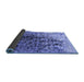 Sideview of Oriental Blue Industrial Rug, urb1541blu