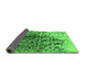 Sideview of Oriental Green Industrial Rug, urb1541grn