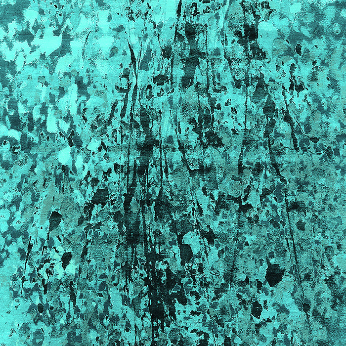 Oriental Turquoise Industrial Rug, urb1541turq