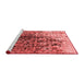 Industrial Red Washable Rugs