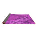 Sideview of Oriental Pink Industrial Rug, urb1542pnk