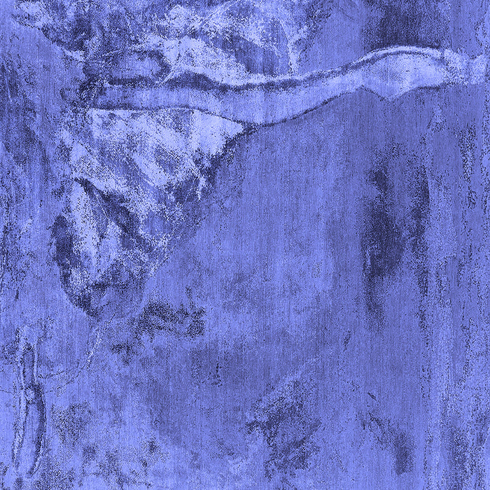 Square Oriental Blue Industrial Rug, urb1542blu