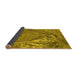 Sideview of Oriental Yellow Industrial Rug, urb1542yw