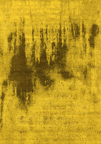 Oriental Yellow Industrial Rug, urb1543yw