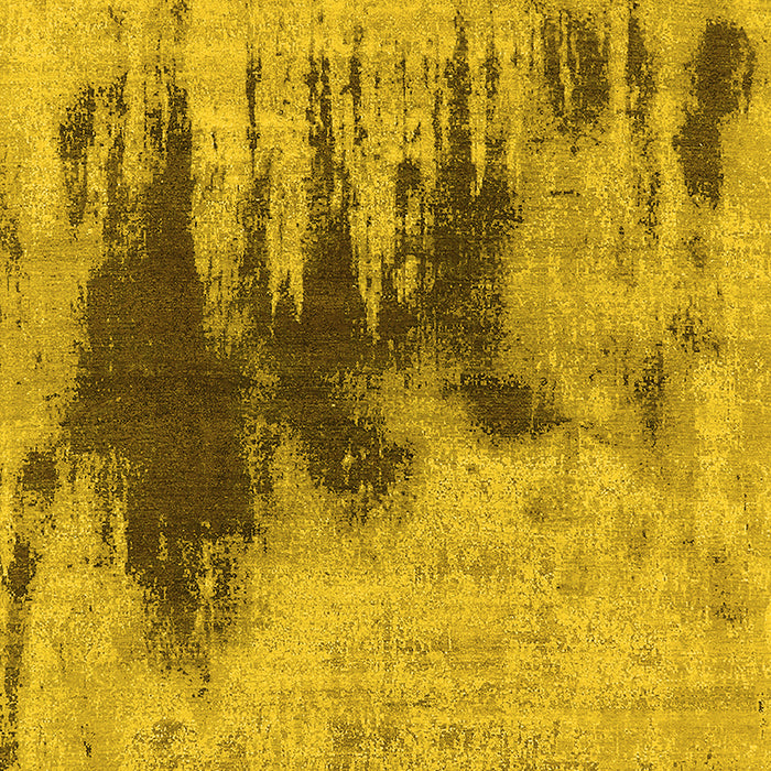 Oriental Yellow Industrial Rug, urb1543yw