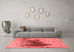 Industrial Red Washable Rugs