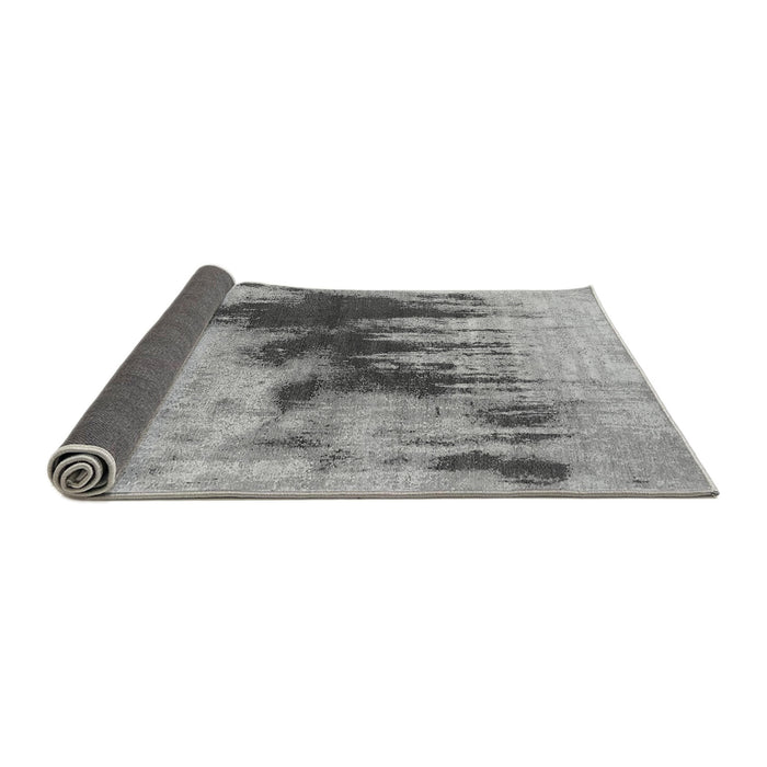 Sideview of Oriental Gray Industrial Rug, urb1543gry