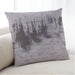Lifestyle Image of Mid-Century Modern Urban Square Mauve Taupe Purple Throw Pillow, 18 inch by 18 inch, pwurb1543