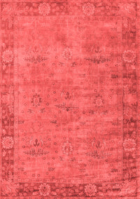 Oriental Red Industrial Rug, urb1544red