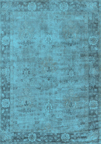 Oriental Light Blue Industrial Rug, urb1544lblu