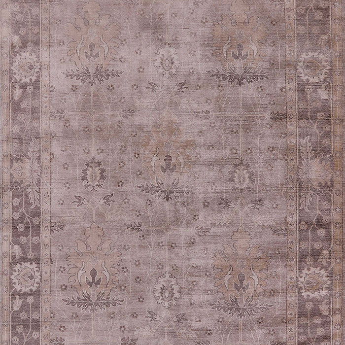 Machine Washable Industrial Modern Rose Dust Purple Rug, wshurb1544