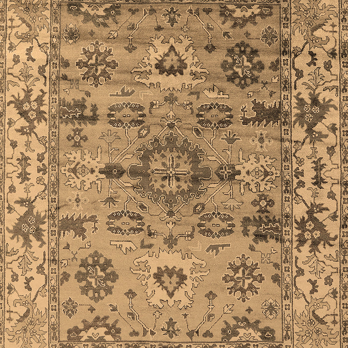 Oriental Brown Industrial Rug, urb1545brn