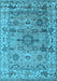 Oriental Light Blue Industrial Rug, urb1545lblu