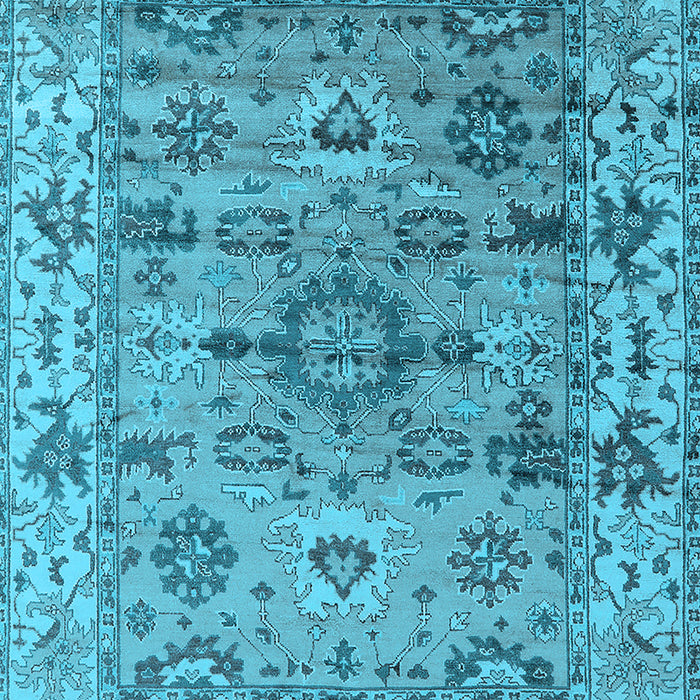 Oriental Light Blue Industrial Rug, urb1545lblu