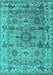 Oriental Turquoise Industrial Rug, urb1545turq