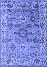 Oriental Blue Industrial Rug, urb1545blu