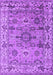 Machine Washable Oriental Purple Industrial Area Rugs, wshurb1545pur