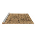 Sideview of Machine Washable Oriental Brown Industrial Rug, wshurb1545brn