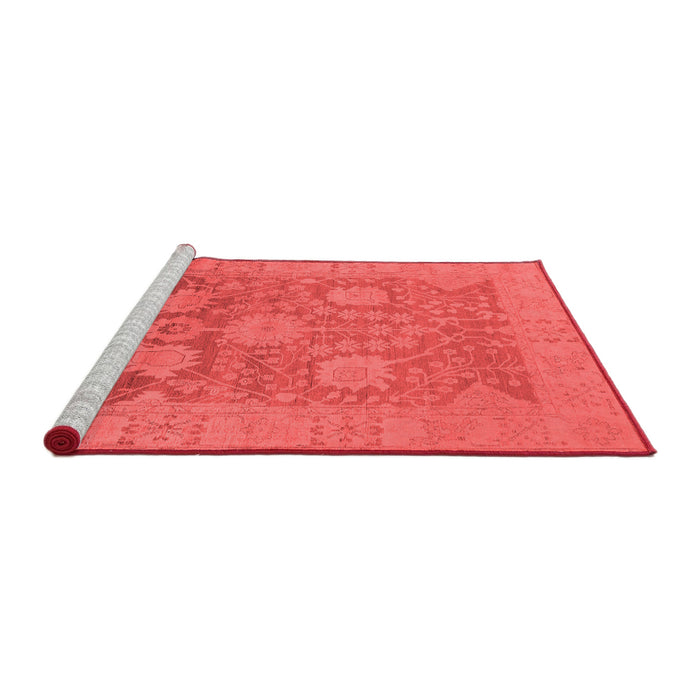 Industrial Red Washable Rugs