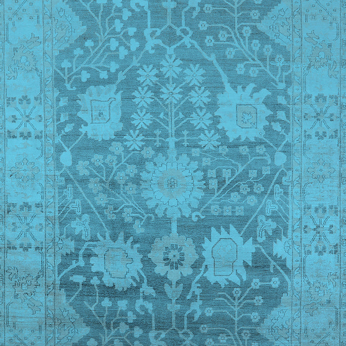 Oriental Light Blue Industrial Rug, urb1546lblu