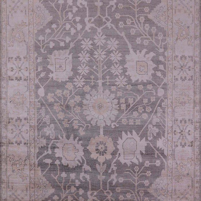 Mid-Century Modern Rose Purple Oriental Rug, urb1546