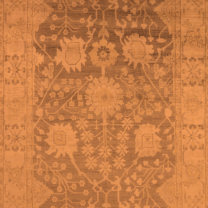 Machine Washable Oriental Orange Industrial Area Rugs, wshurb1546org