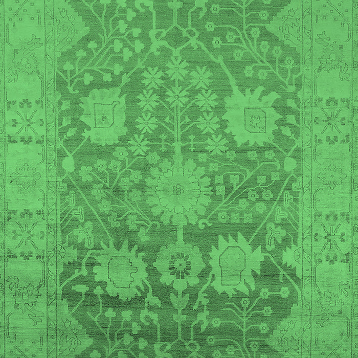 Oriental Emerald Green Industrial Rug, urb1546emgrn