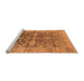 Sideview of Machine Washable Oriental Orange Industrial Area Rugs, wshurb1547org