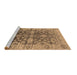 Sideview of Machine Washable Oriental Brown Industrial Rug, wshurb1547brn