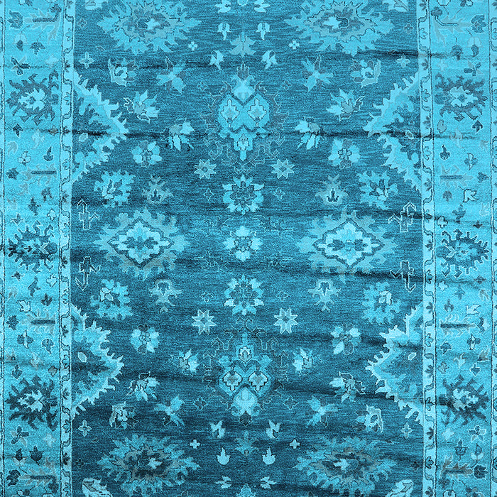 Oriental Light Blue Industrial Rug, urb1547lblu