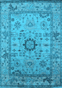 Oriental Light Blue Industrial Rug, urb1548lblu