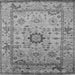 Square Oriental Gray Industrial Rug, urb1548gry