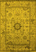 Oriental Yellow Industrial Rug, urb1548yw