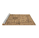 Sideview of Machine Washable Oriental Brown Industrial Rug, wshurb1548brn