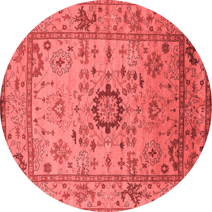 Machine Washable Oriental Red Industrial Rug, wshurb1548red