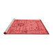 Industrial Red Washable Rugs