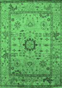 Oriental Emerald Green Industrial Rug, urb1548emgrn