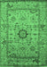 Oriental Emerald Green Industrial Rug, urb1548emgrn