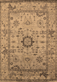 Oriental Brown Industrial Rug, urb1548brn