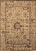 Oriental Brown Industrial Rug, urb1548brn