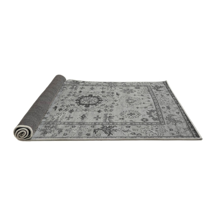 Sideview of Oriental Gray Industrial Rug, urb1548gry
