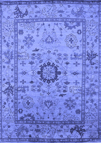 Oriental Blue Industrial Rug, urb1548blu