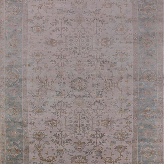 Mid-Century Modern Rose Purple Oriental Rug, urb1549