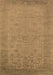 Oriental Brown Industrial Rug, urb1549brn