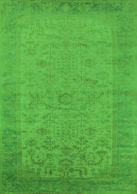 Oriental Green Industrial Rug, urb1549grn