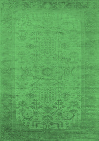 Oriental Emerald Green Industrial Rug, urb1549emgrn