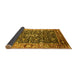 Sideview of Oriental Yellow Industrial Rug, urb1550yw