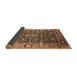 Sideview of Oriental Brown Industrial Rug, urb1550brn